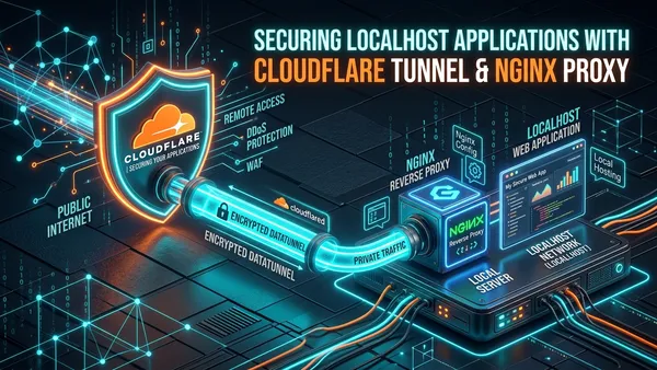 Como Expor Suas Aplicações Web Locais na Internet com Segurança (Cloudflare Tunnels e Proxy Reverso)