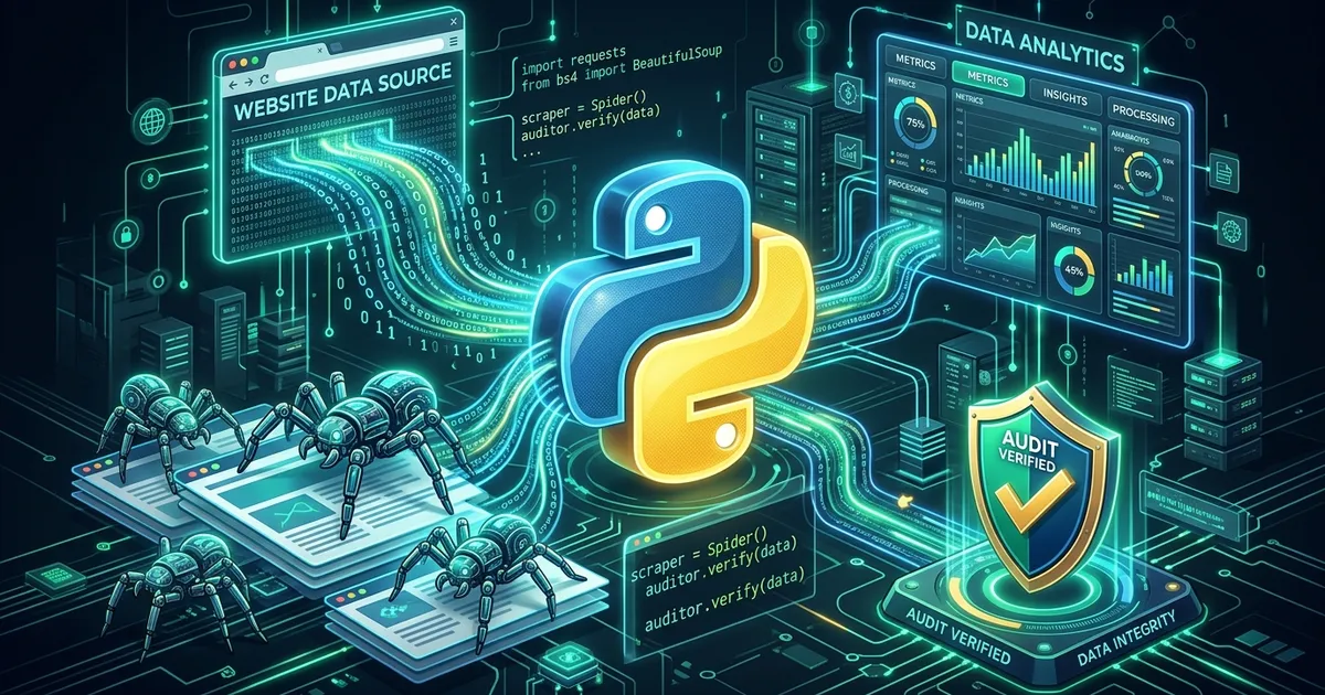 Web Scraping com Python e Selenium: Guia Prático para Extração e Auditoria de Dados Públicos