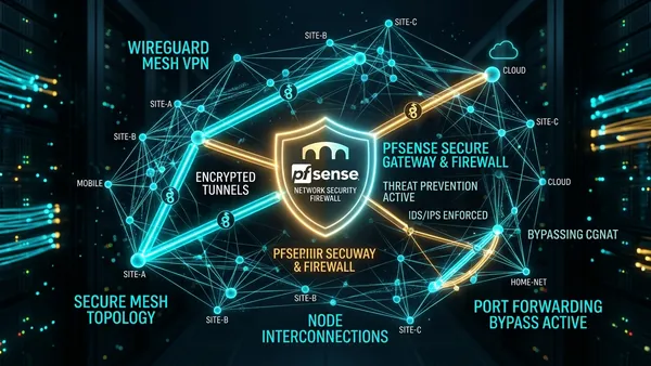 Redes Seguras Simplificadas: Substituindo o Port Forwarding Tradicional por Redes Mesh (Tailscale e pfSense)